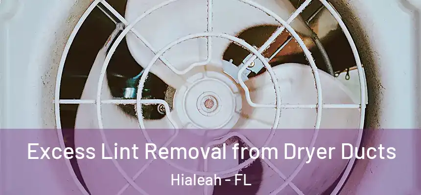  Excess Lint Removal from Dryer Ducts Hialeah - FL
